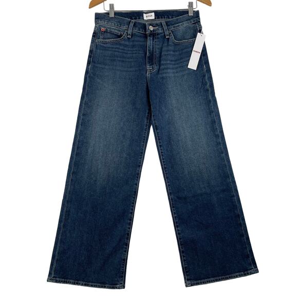 Hudson Rosalie Brynlee Women's Denim Jeans SZ 28 Medium Wash Wide Leg - Picture 1 of 11